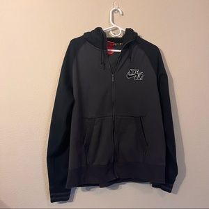 NIKE  Zip-Up Sweater - Large